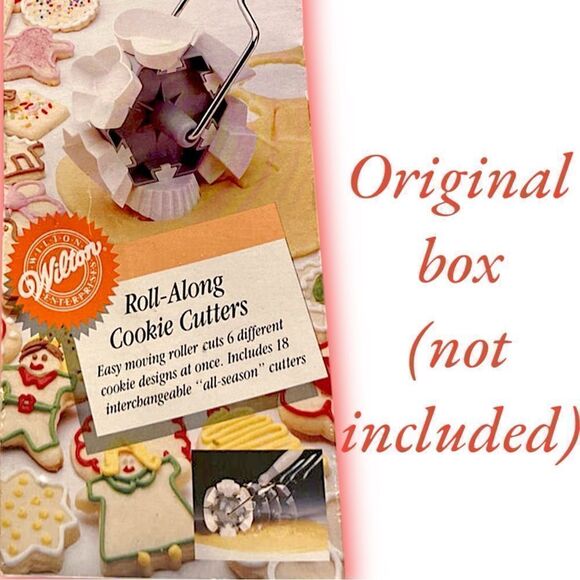 Vintage Wilton Roll-Along Cookie Cutter Multi Christmas Holiday Shapes - Picture 6 of 17